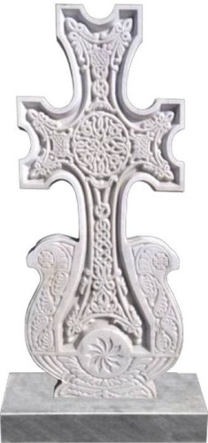 Крест мраморный №48ФР